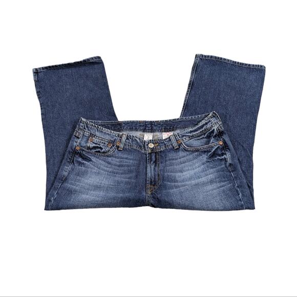 Lucky Brand Aztec Wonder Crop GUC Size 14/32     J1268 - Picture 2 of 9